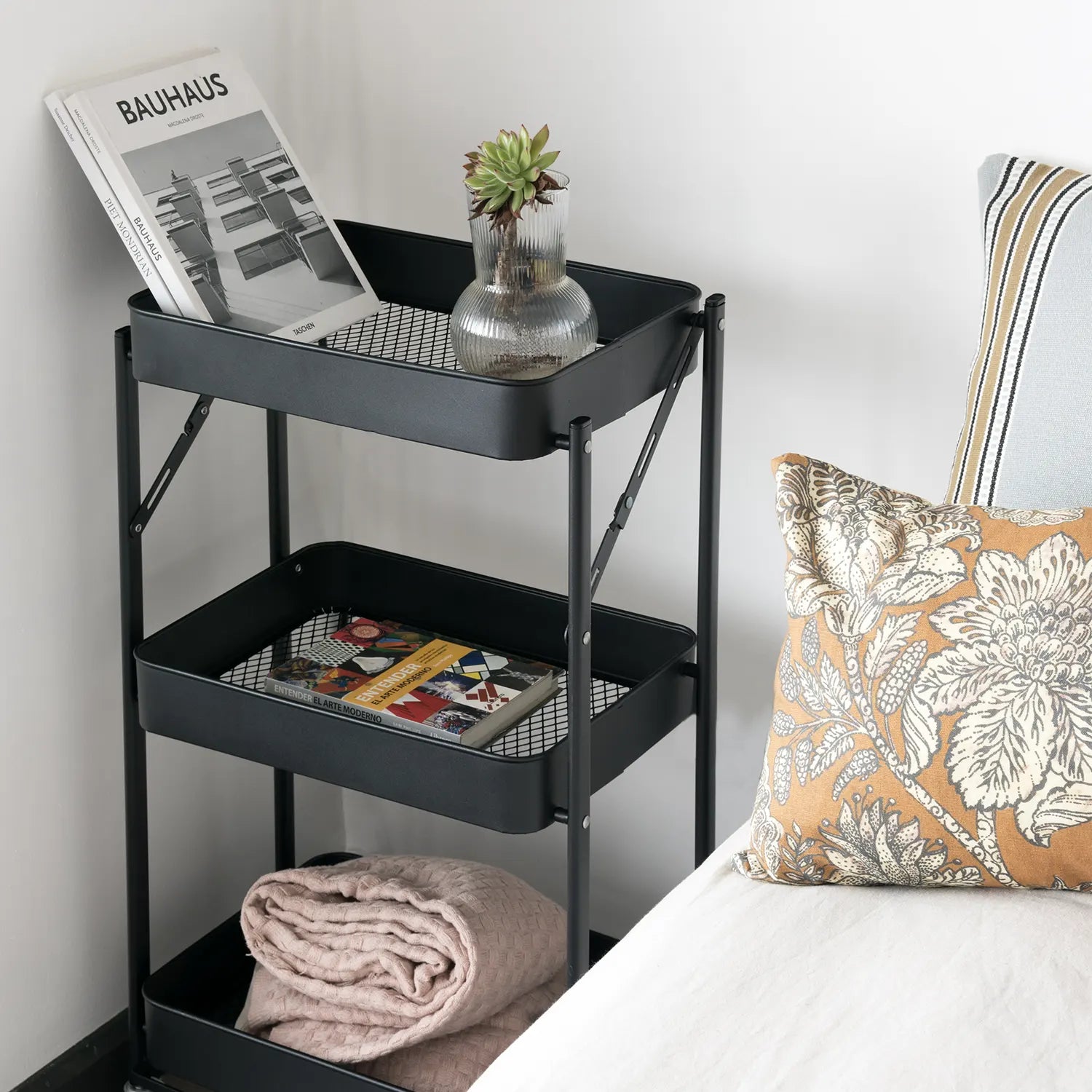 Carro Organizador Plegable con Ruedas Colores