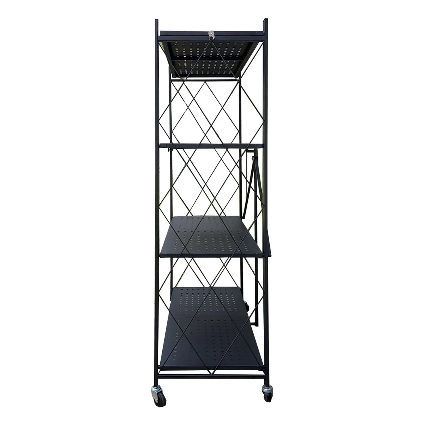 Estante Metálico Plegable de 4 Niveles