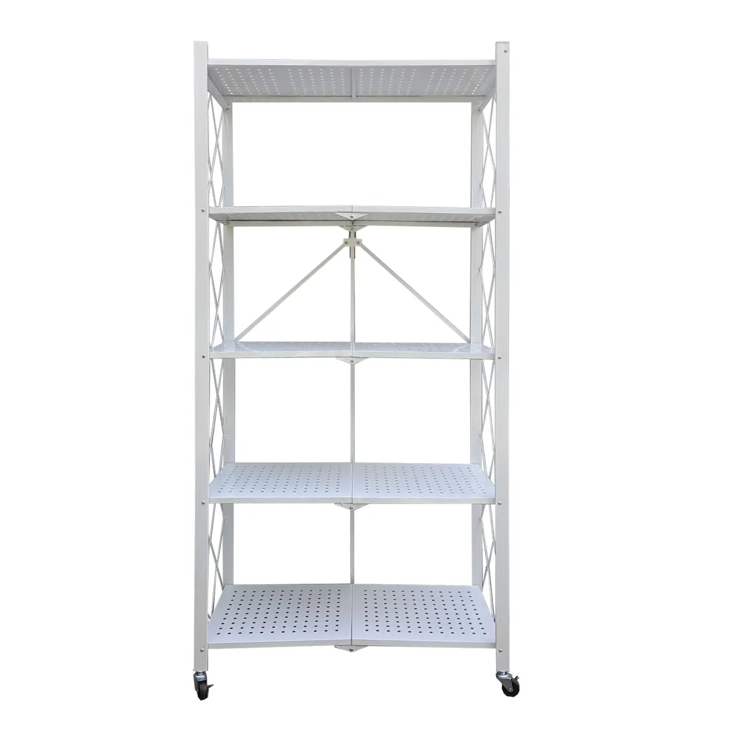 Estante Metálico Plegable de 5 Niveles