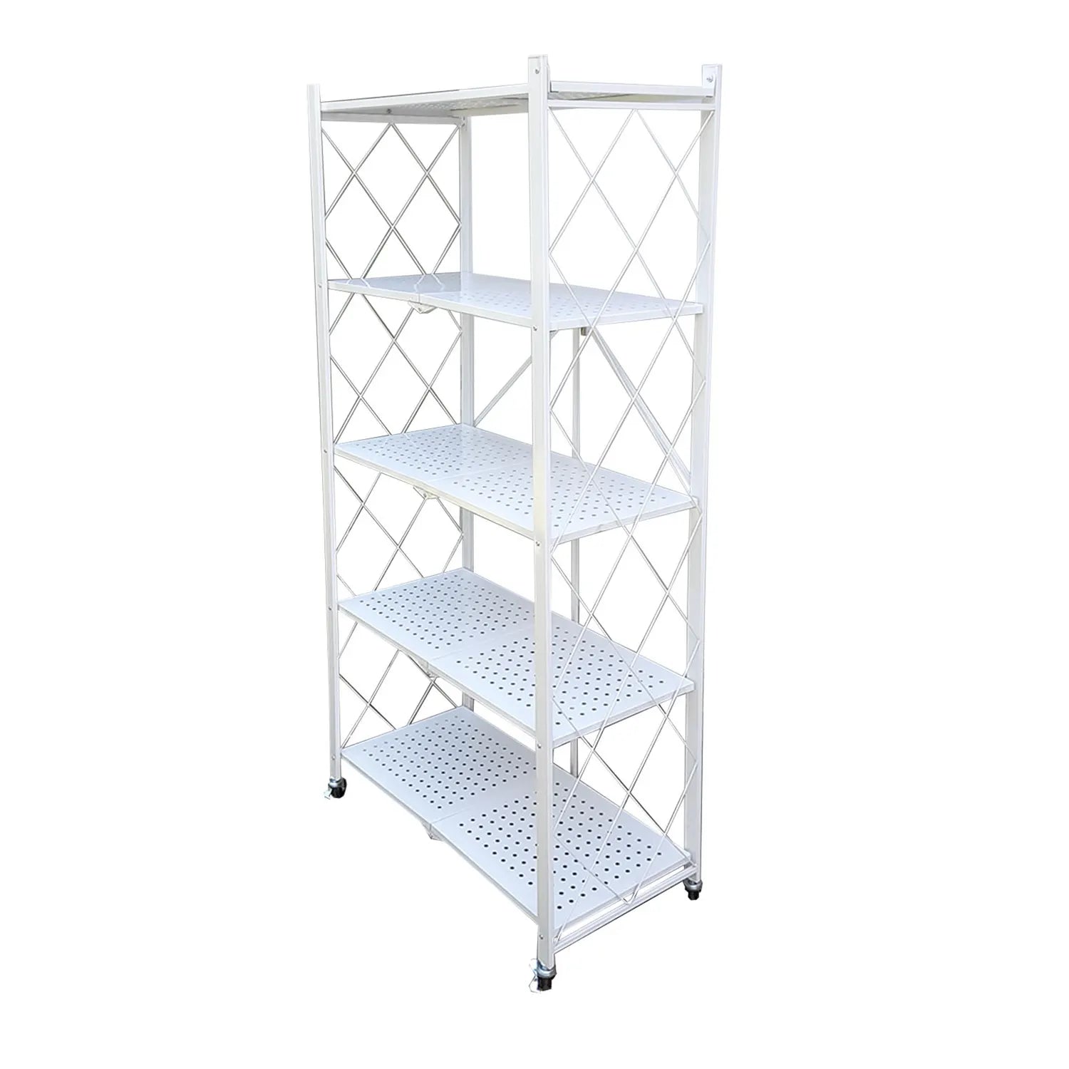 Estante Metálico Plegable de 5 Niveles