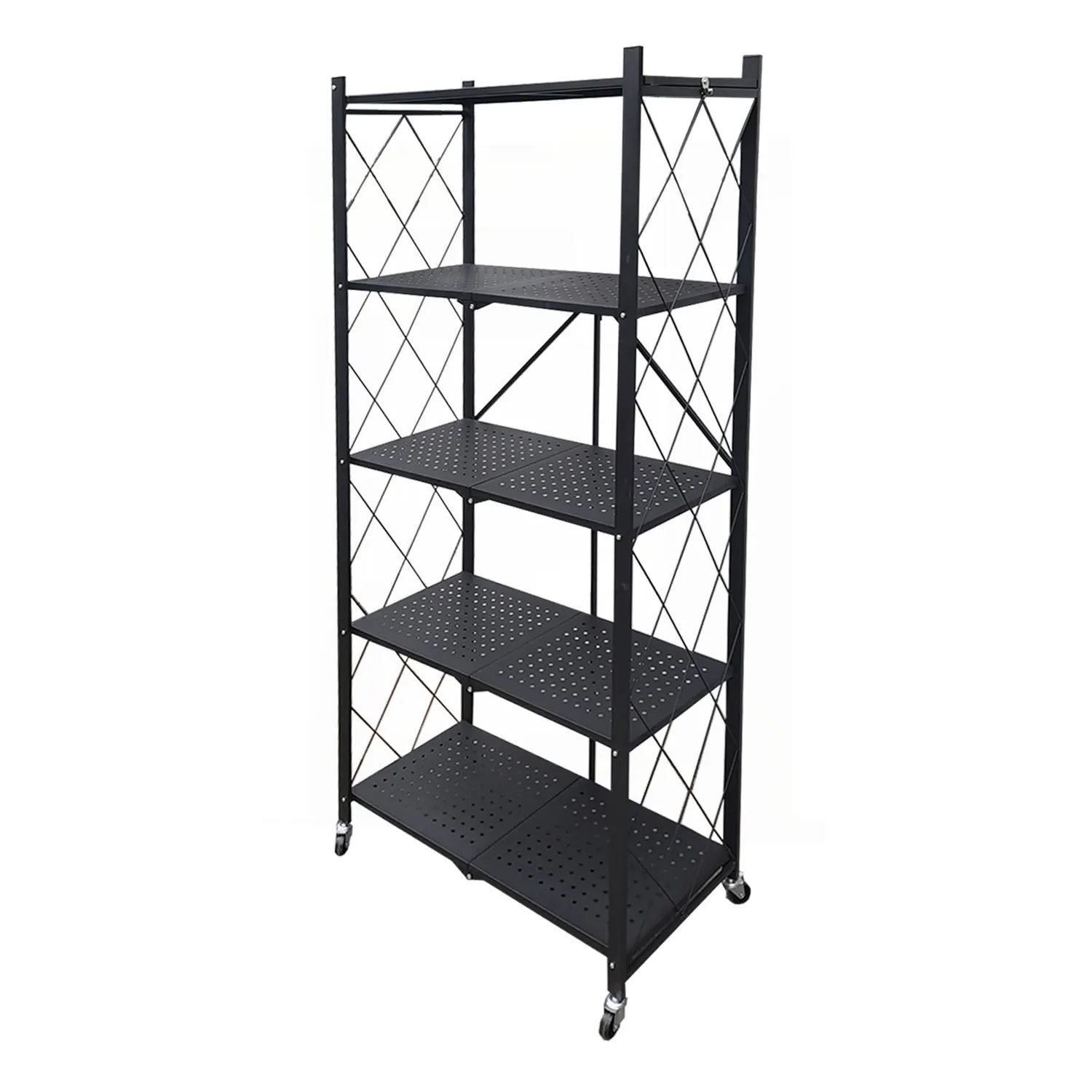 Estante Metálico Plegable de 5 Niveles