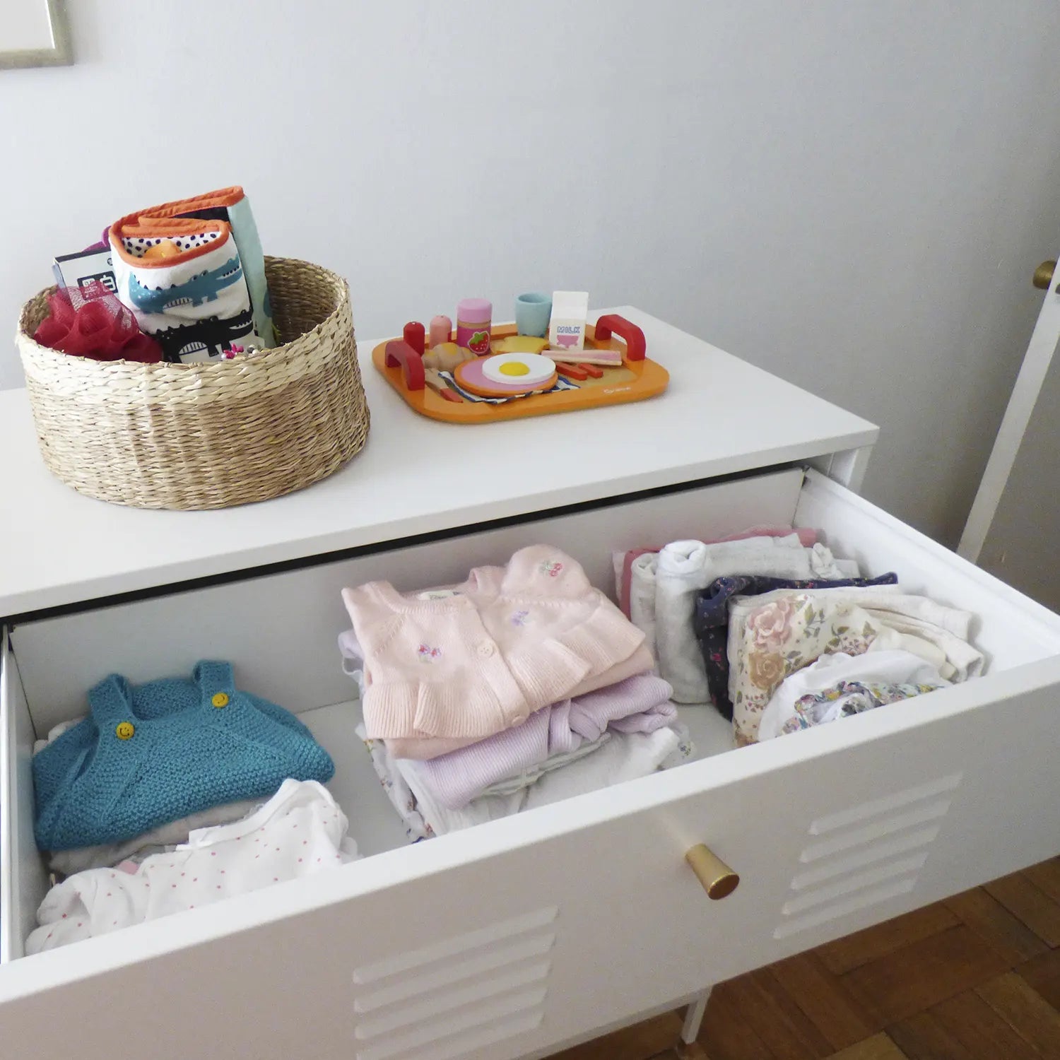 Cómoda Metálica 4C Blanca