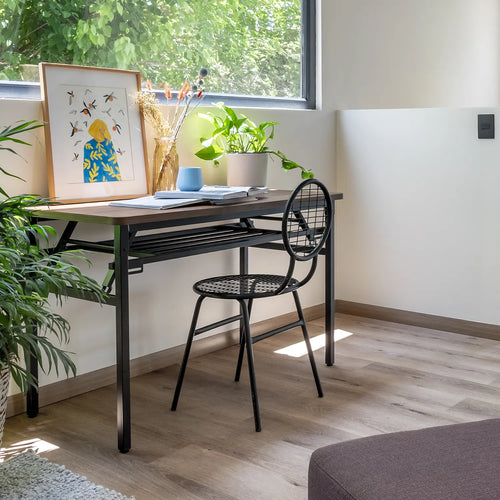 Escritorio Plegable con Base Metálica
