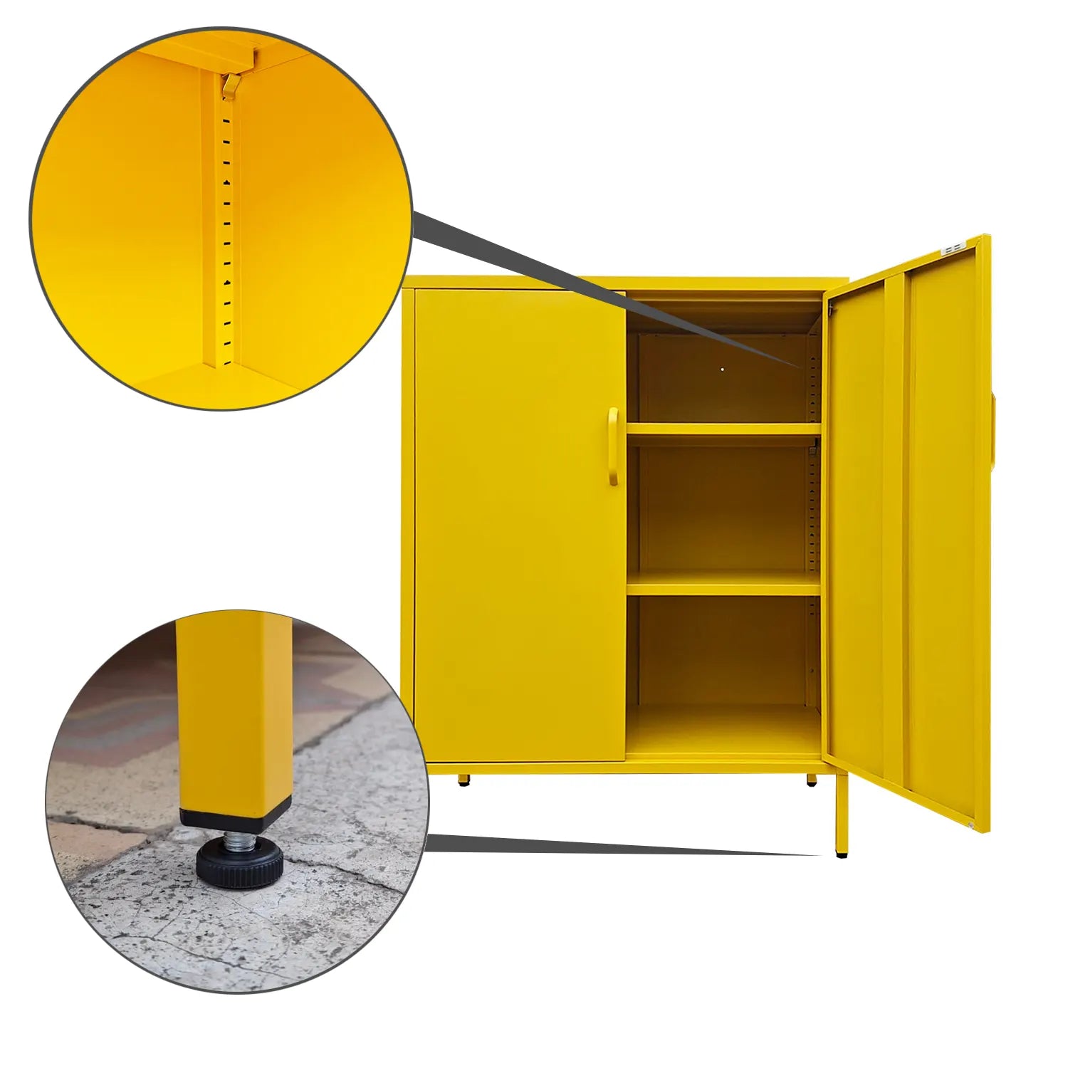 Gabinete Metálico A Amarillo